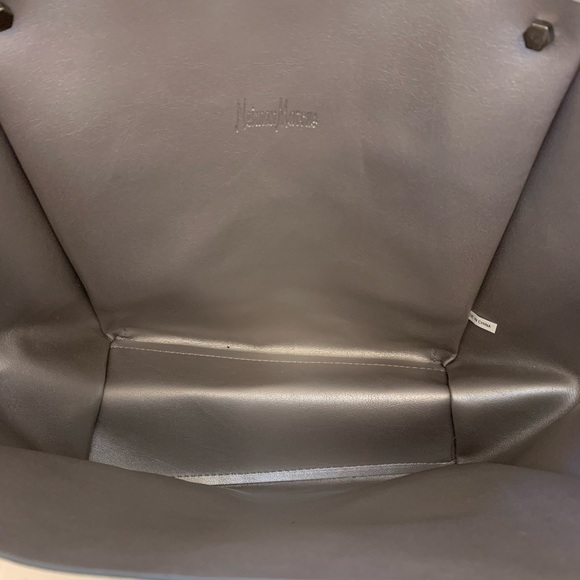 Neiman Marcus Metallic Silver Tote - Picture 3 of 10